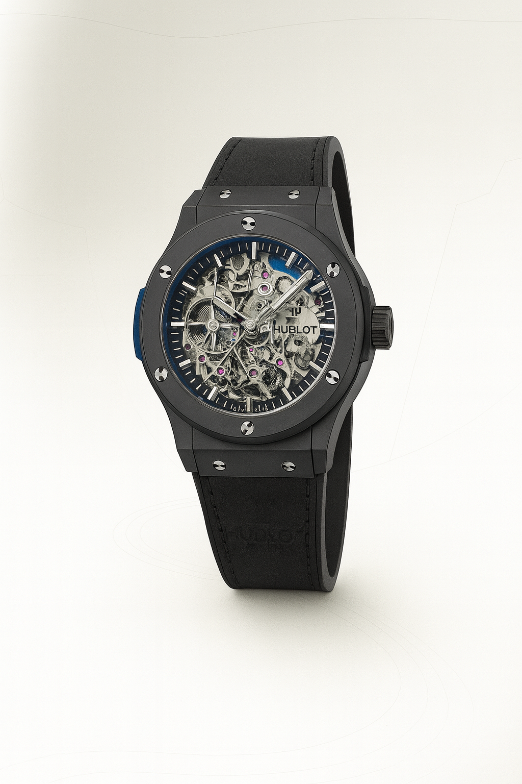 HBLT Classic Men’s Automatic Watch – Model 281H With Luxury Hublot Box