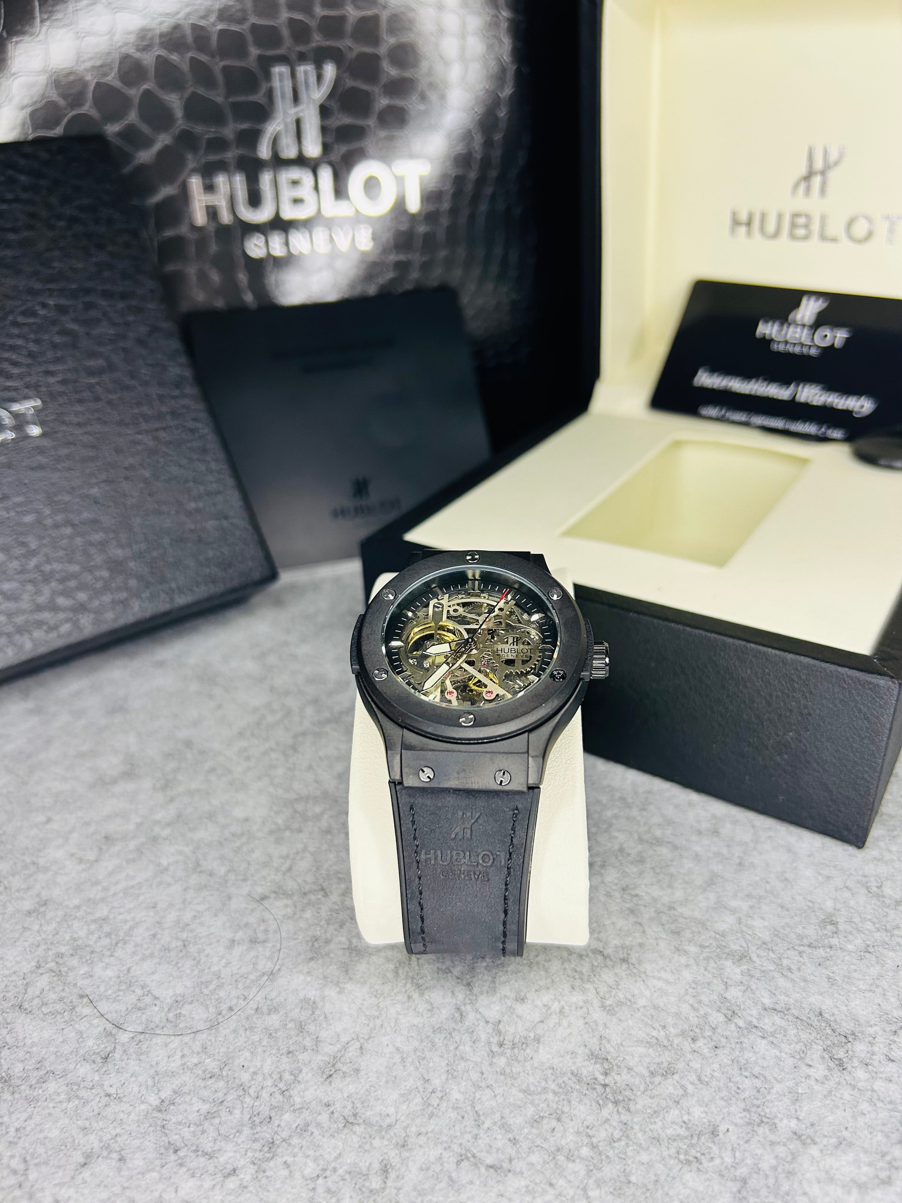 HBLT Classic Men’s Automatic Watch – Model 281H With Luxury Hublot Box