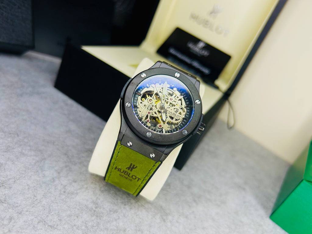 HBLT Classic Men’s Automatic Watch – Model 281H With Luxury Hublot Box