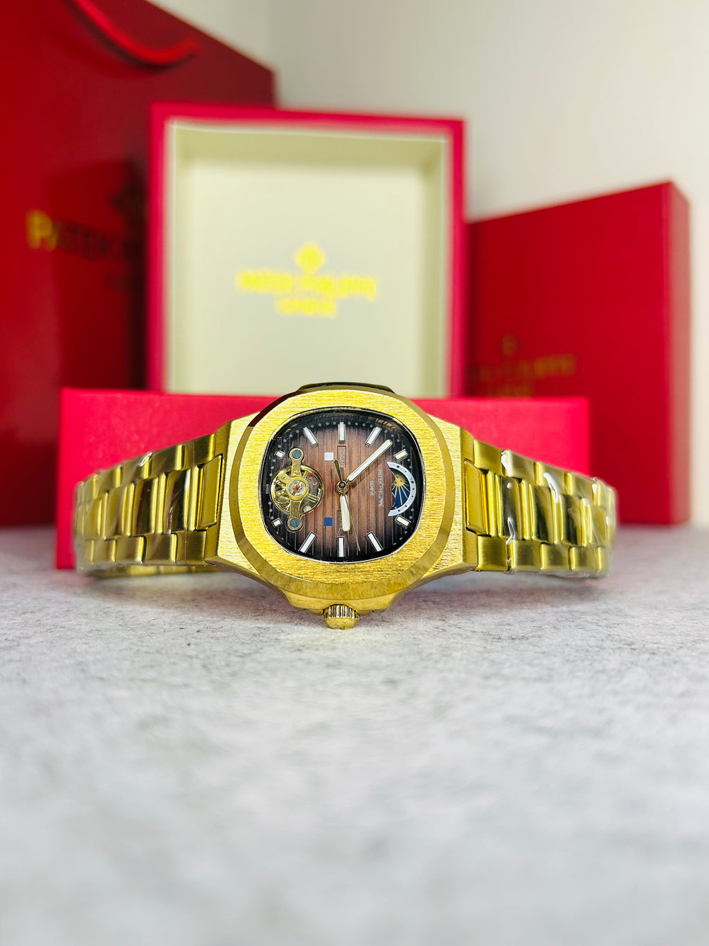 AAA Grade Patek Philippe Automatic Luxury Watch with Original Patek Philippe Box