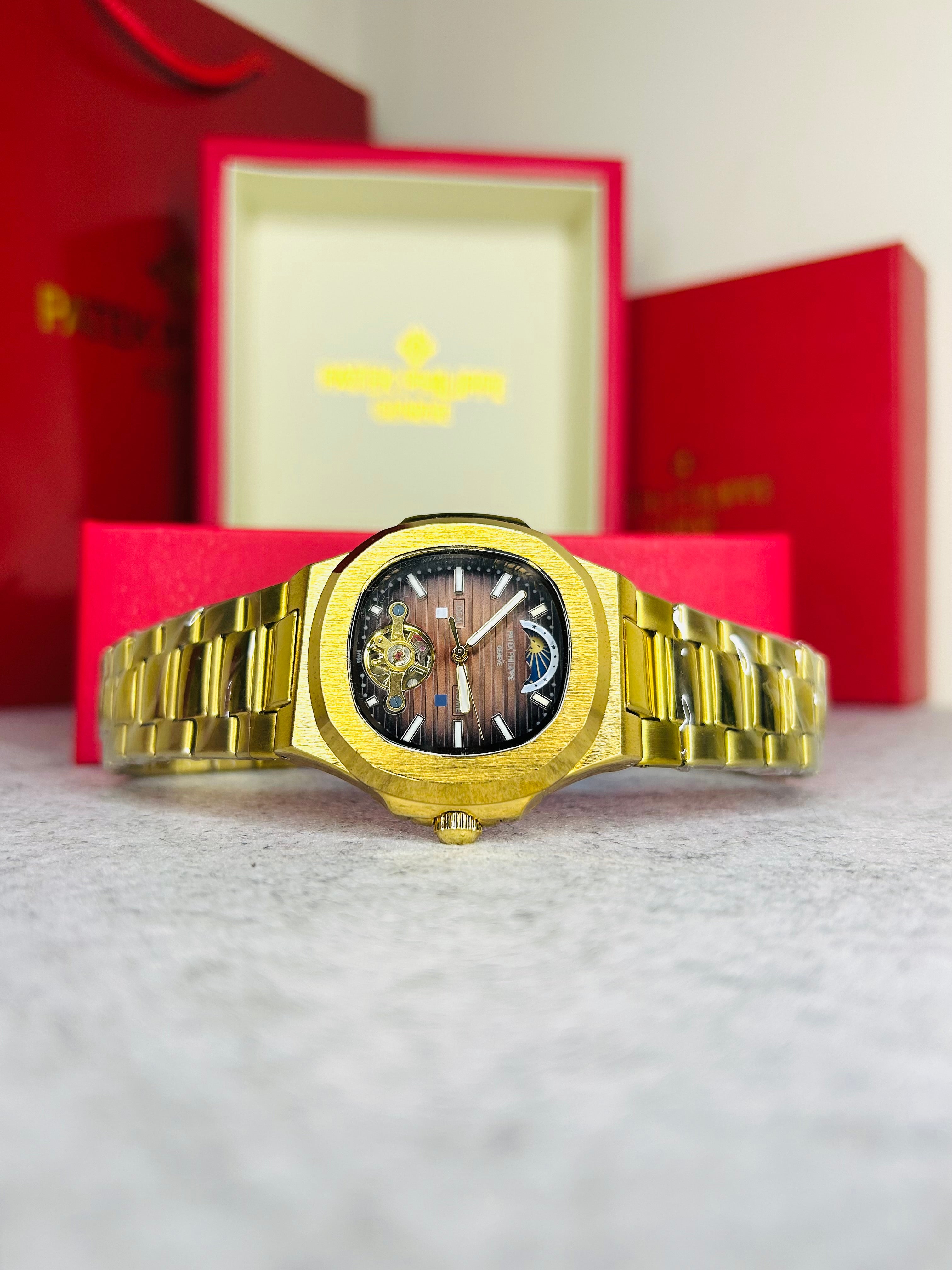 AAA Grade Patek Philippe Automatic Luxury Watch with Original Patek Philippe Box