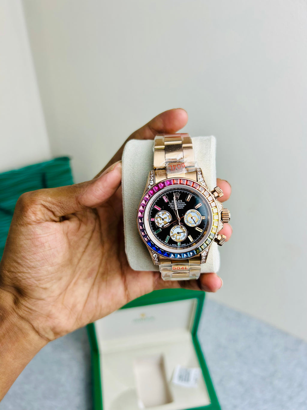 Europe Geriat Full Gold Luxury Automatic Watch