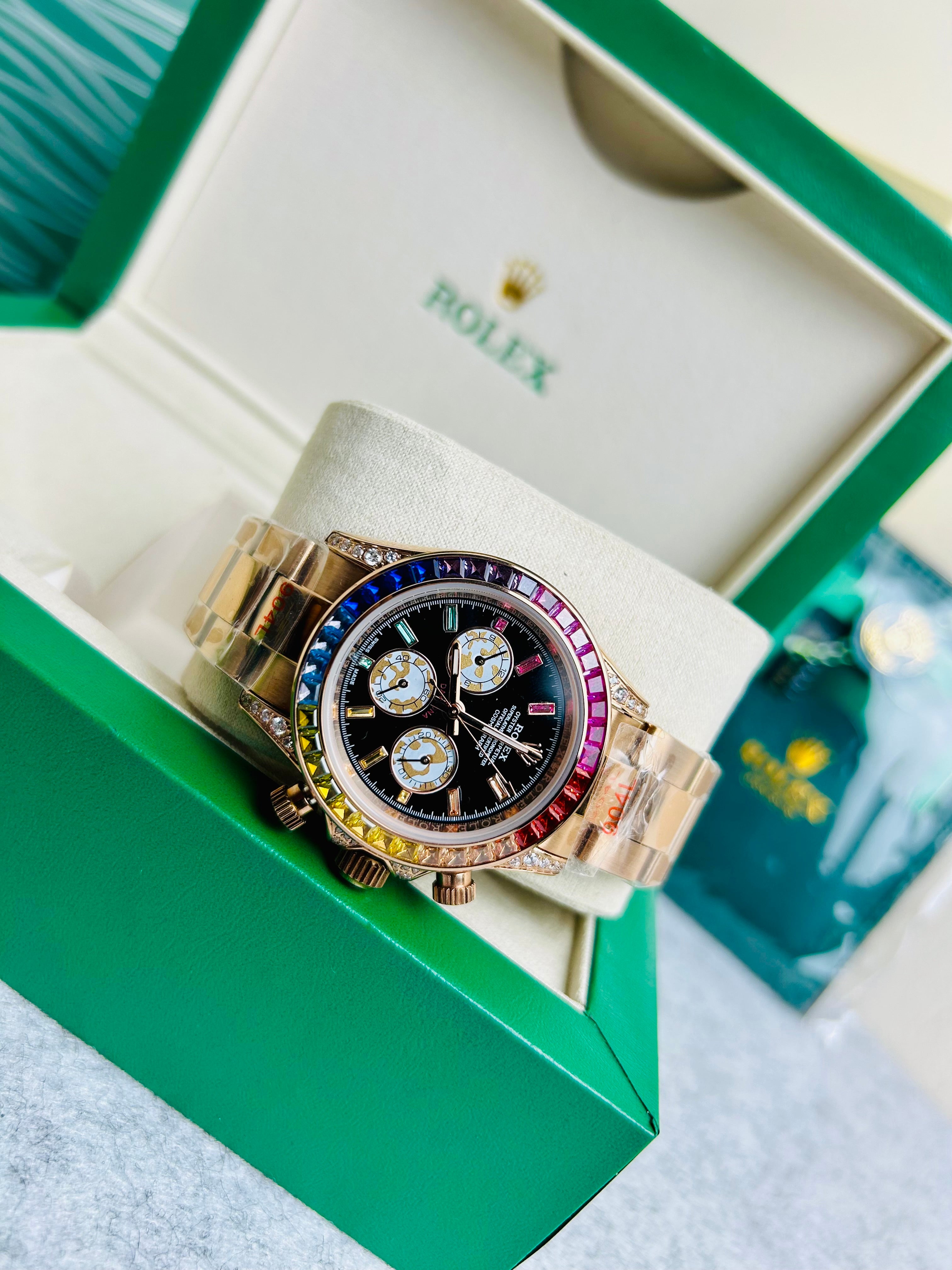 Europe Geriat Full Gold Luxury Automatic Watch