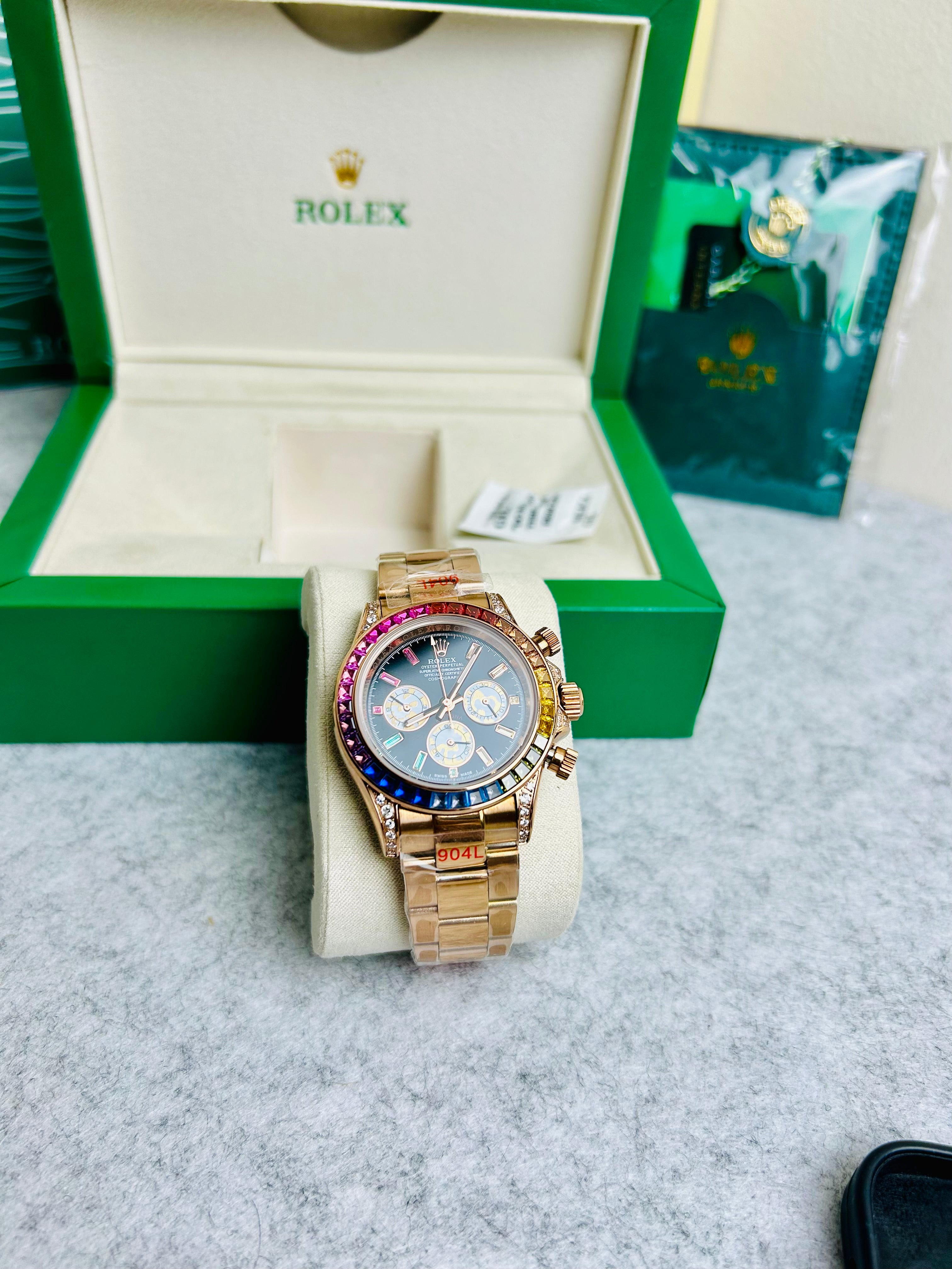 Europe Geriat Full Gold Luxury Automatic Watch